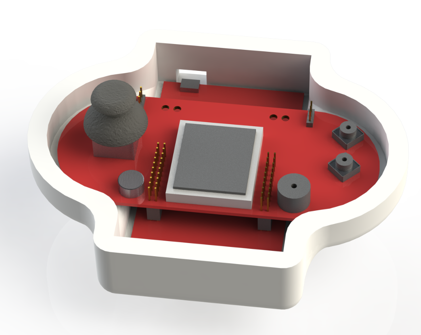 PCB fit inside holder.STL